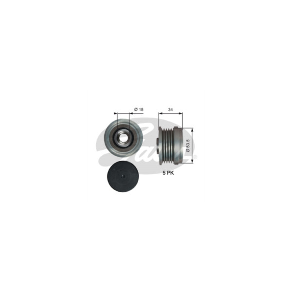 Over-Running Alternator Pulley image