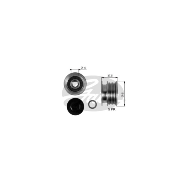Over-Running Alternator Pulley image