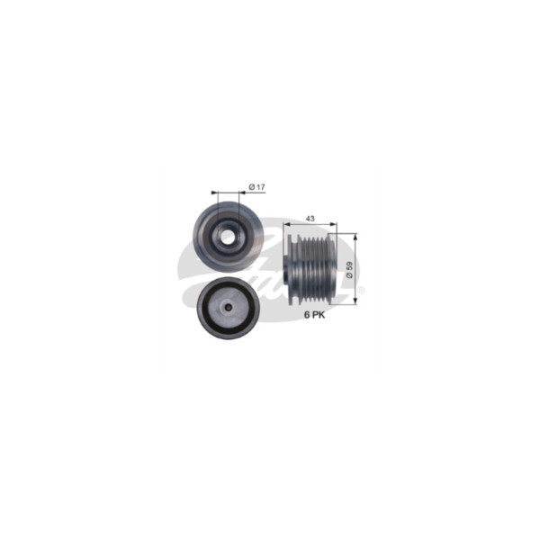 Over-Running Alternator Pulley image