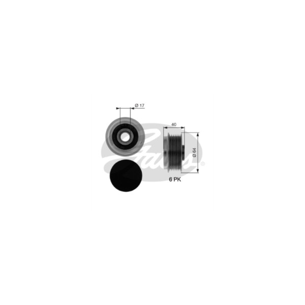 Over-Running Alternator Pulley image